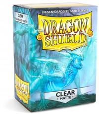 Protektory MATOWE Przezroczyste 100 szt DS Dragon Shield Standard CCG Magic