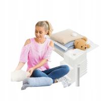 WORKI Próżniowe na Ubrania Odzież Pościel MOCNE 13 sztuk POMPKA GRATIS