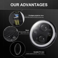 5,75 cala LED Reflight Motorcycle Projector Reflektor Super szeroki YC