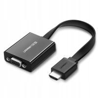 Ugreen adapter przejściówka HDMI - VGA micro USB