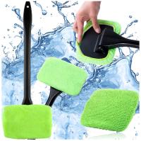 Myjka do szyb DKM z mikrofibry do usuwania pary ruchoma głowica