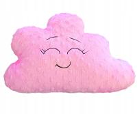 Poduszka dekoracyjna Chmurka Jasny Róż Minky Prezent Roczek Chrzciny