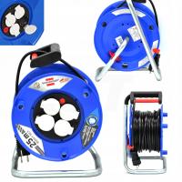 КАТУШКА УДЛИНИТЕЛЯ ВНУТРЕННИЙ ПРОВОД 25М 4 ГНЕЗДА ГАРАНТ РЕЗИНА