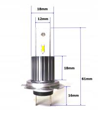 H7 СВЕТОДИОДНЫЕ лампы 12-24V CANBUS 1900lm