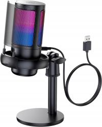 Микрофон USB для ПК игровой поп-фильтр емкостный функция отключения звука