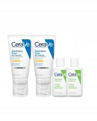 CeraVe Nawilżający Krem do Twarzy SPF 50, 52ml - Skóra Normalna i Sucha x2