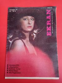 Ekran nr 16/1985, 21 kwietnia 1985, Michał Bajor, Kathleen Turner