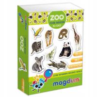 Zestaw Magnesów ZOO Dzikie Zwierzęta Realistyczny DESIGN MV6032-02