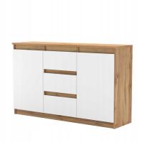 Wotan комод белый с ящиками большой Aga шкаф 120 см для спальни Цвет