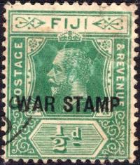 kol.bryt.Fiji KGV war stamp 1/2 d.