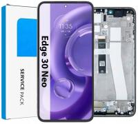 ORYGINAŁ WYŚWIETLACZ Z RAMKA DO MOTOROLA EDGE 30 NEO LCD EKRAN