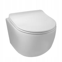 BALNEO MISKA WC PODWIESZANA LUNA CERAMICZNA WOLNOOPADAJĄCA BEZ KOŁNIERZA