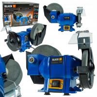 SZLIFIERKA STOŁOWA 1850W 2x KAMIEŃ NA SUCHO MOKRO BLACK