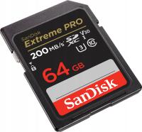 Karta pamięci SanDisk Extreme PRO 64 GB SDXC 200/90 MB/s V30