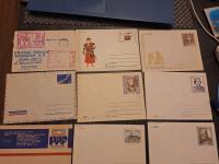 CAŁOSTKI CP KOPERTY POCZTOWE PRL POCZTA POLSKA 33 szt. KOPERTA ZNACZKI FDC