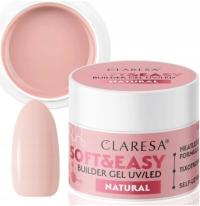 CLARESA SOFT&EASY BUILDER GEL – ŻEL BUDUJĄCY DO PAZNOKCI NATURAL 12 G