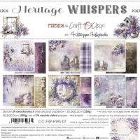 Zestaw papierów do scrapbookingu Craft o'Clock Heritage Whispers 6ark 20x20