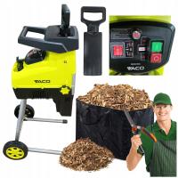 Электрический измельчитель веток 3000W измельчитель Vaco корзина бесплатно