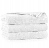 RĘCZNIK KĄPIELOWY BIAŁY DUŻY HOTELOWY 550G BAWEŁNA 100% 70x140