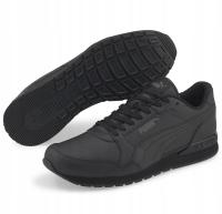 Мужская спортивная обувь Puma St Runner кроссовки удобные черные 44.5