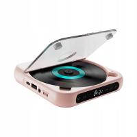 Портативный CD-плеер с аккумулятором и светодиодный экран компактный с df