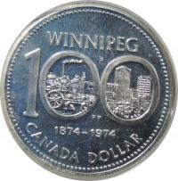 MONETA SREBRNA - MONETA Ag - KOLEKCJONERSKA - KANADA - Ag500 -OY9764