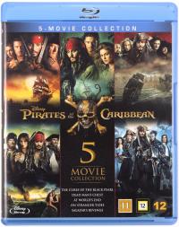 Pirates of the Caribbean 5 Movie Collection Blu-Ray NOWA
