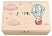 Деревянная коробка с сокровищами для детской печати