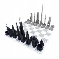 Шахматы из нержавеющей стали Skyline World Icons