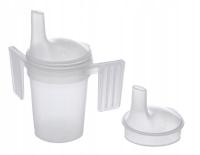 ЧАШКА ДЛЯ ПИТЬЯ И ЕДЫ ПОЛУЖИДКАЯ С РУЧКАМИ-ДЛЯ БОЛЬНЫХ-200 МЛ