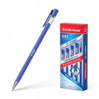 Długopis żelowy ErichKrause G-Cube Stick 0.5, niebieski 12 szt
