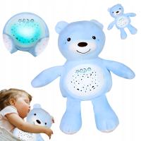 ПЛЮШЕВЫЙ МИШКА СПЯЩИЙ МУЗЫКАЛЬНЫЙ ЗВЕЗДНЫЙ ПРОЕКТОР МЯГКАЯ ИГРУШКА ЛАМПА МЯГКАЯ ИГРУШКА МУЗЫКАЛЬНАЯ ШКАТУЛКА