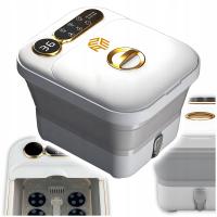 HYDROMASAŻER DO STÓP HYDROMASAŻ SHIATSU SKŁADANY Z FUNKCJĄ GRZANIA