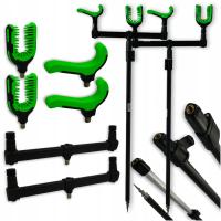 PODPÓRKA WĘDKARSKA 2X BUZZBAR 2X STANOWISKO FEEDEROWE NA 2 WĘDKI PREZENT