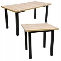 KWADRATOWY STÓŁ 80x80 rozkładany do 160 POLSKIE MEBLE, STÓŁ WOTAN