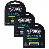 Wilkinson Hydro 5 чувствительные бритвенные картриджи 4 x3