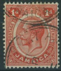 Jamaica 1 d. - King George V - 2