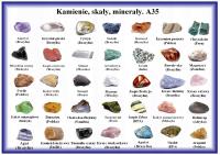 Коллекция камней коллекция природных минералов набор 35 шт. аметист цитрин
