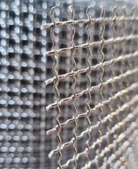 Плетеная сетка оцинкованная гофрированная сетка 10мм проволока 1мм 0. 5м2