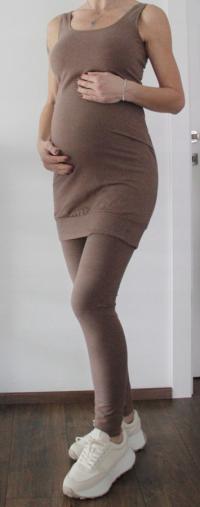 ZESTAW CIĄŻOWY BLUZKA + SPODNIE S szkoła rodzenia