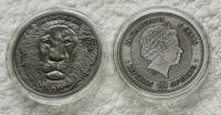 GHANA 5 CEDIS 2013 AG PLATE ANTIQUE FINISH /1-0347