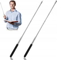 2X DŁUGI TELESKOPOWY WSKAŹNIK REGULOWANY WYSUWANY DO PREZENTACJI