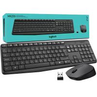 Клавиатура и мышь Logitech черный