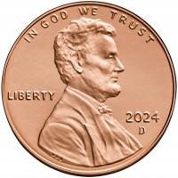 USA - 1 cent - 2024 D