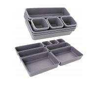 8x модульный органайзер коробки контейнеры ящик для хранения