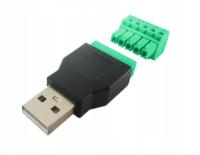 Wtyk USB ze złączem śrubowym 5-pin