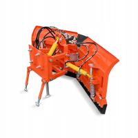 Pług do śniegu strzałkowy 150 cm 4FARMER, HYDRAULIKA, PŁYTA MONTAŻOWA