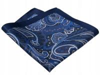 POSZETKA - WYPUSTKA, BUTONIERKA, CHUSTKA CIEMNY GRANAT 9