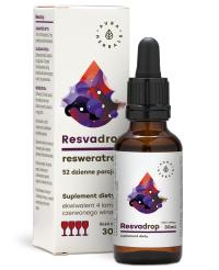 AURA HERBALS Resvadrop RESWERATROL w kroplach (30 ml)