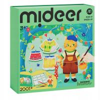 Leśni Przyjaciele zwierzątka kolorowanka przebieranka Mideer 3+